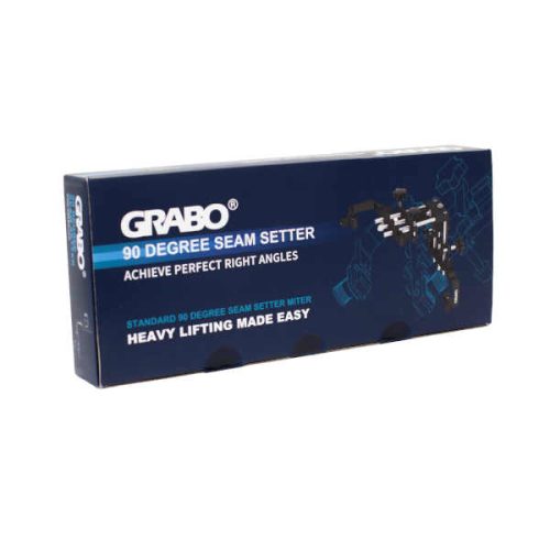GRABO 90 Degree Seam Setter V2 corner alignment tool mounted to vacuum anchor points