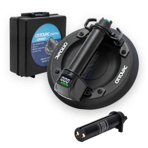 GRABO OTTOVAC Digital electric suction cup with digital pressure display for glass and tile handling