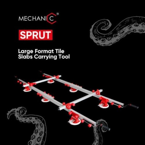 Mechanic SPRUT Slab Transport System with suction cups for large-format slabs