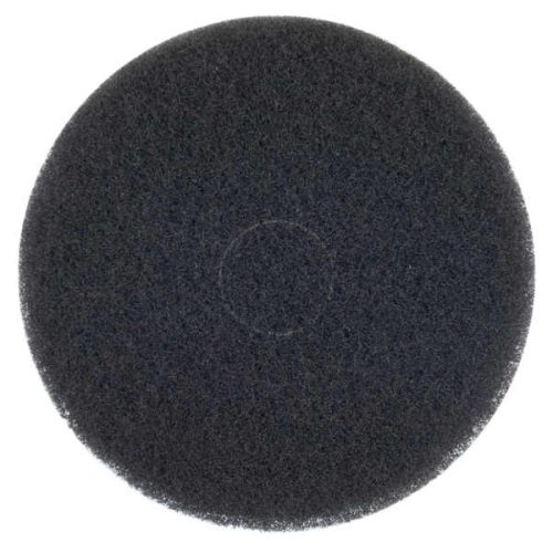 Norton black floor stripping pad for wax removal and floor maintenance