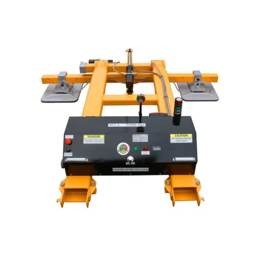 Aardwolf FMVLA04-2T fork mounted vacuum lifter with control panel and adjustable pads