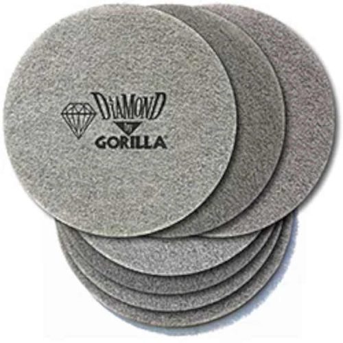 Diamond Gorilla burnishing pads for concrete terrazzo and natural stone polishing
