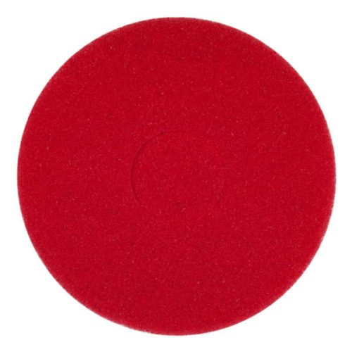 Norton 19 inch Red Buffing Floor Pads case of 5 for spray and dry buffing