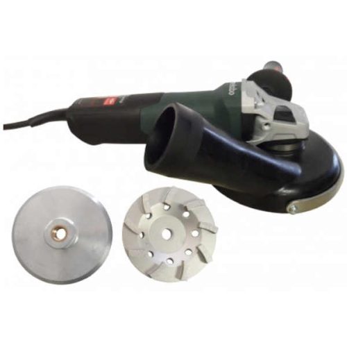 U.S. Saws 5 inch Pro Grinder-Vac Assembly with Metabo grinder and shroud for concrete grinding