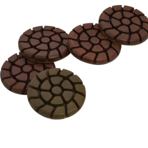 VMC 3 inch wet hybrid polishing pad for terrazzo concrete and stone surfaces