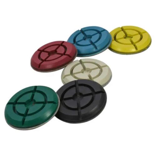 VMC Spider 3 inch resin polishing pad for concrete terrazzo and natural stone